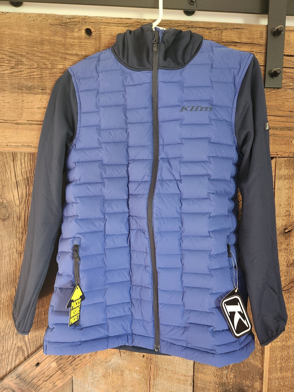 Klim Women's Luna Stretch Down Hybrid Hoodie, New!